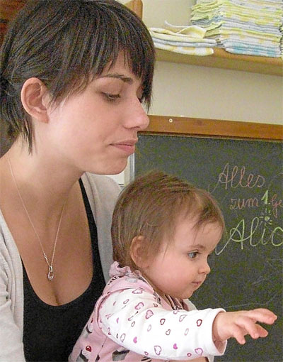 Annika Lenz machte ihr Freiwilliges Soziales Jahr in der Kindertagesstätte der Klinik am Eichert in Göppingen.