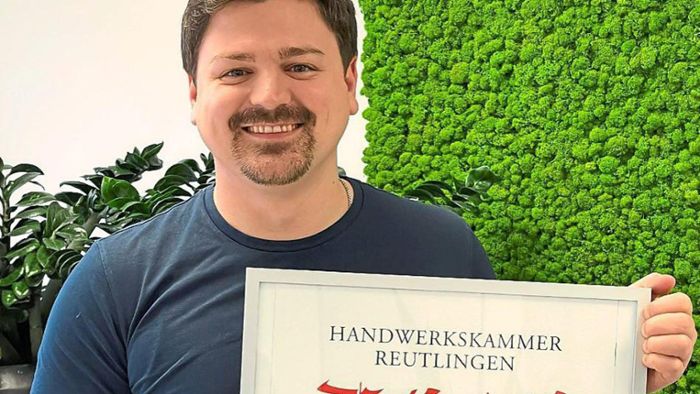 Christian Schätzle aus Weilen ist bester Elektrotechnikmeister