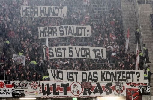 Die Ultras des VfB  Foto: Baumann