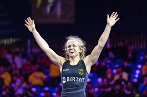 Sandra Paruszewski nach ihrem Bronze-Gewinn in Budapest 2022 – jetzt könnte sie diesen Erfolg wiederholen. Foto: Caliskan