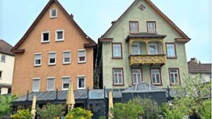 Die beiden Gebäude in der Herrenberger Straße wurden von der Stadt Nagold erworben, um die historische Kulisse zu erhalten. Foto: Priestersbach