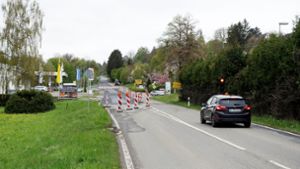 Bauarbeiten auf der L 415: Ärger an der Umleitungsstrecke in Rosenfeld