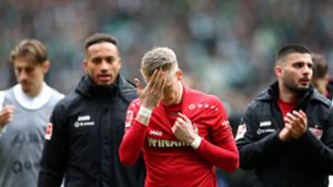 Der VfB Stuttgart kam im Sonntagsspiel bei Werder Bremen nicht über eine 1:2 hinaus. Foto: Pressefoto Baumann/Cathrin MŸller
