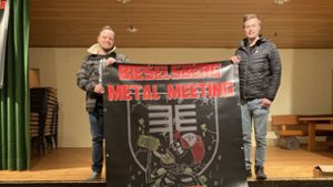 Tim Lewender (links) und Michael Keller freuen sich auf die erste Auflage des „Bieselsberg Metal Meeting“ Foto: Biermayer