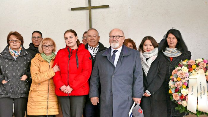 Angehörige von KZ-Opfern vereint für Frieden und Demokratie