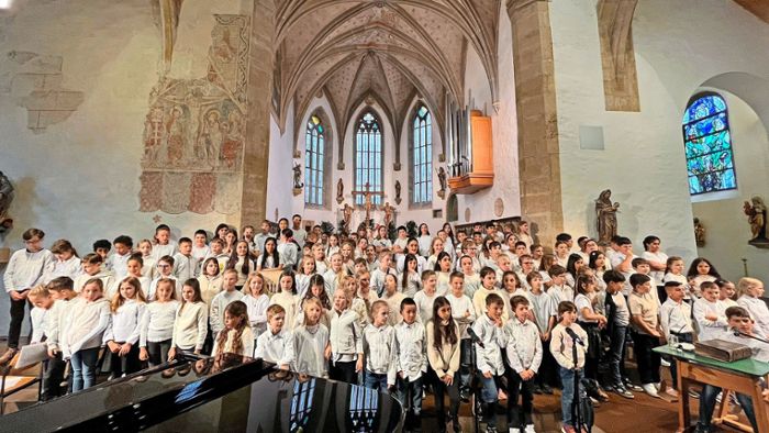Schüler singen Bach-Konzert in Rottenburg