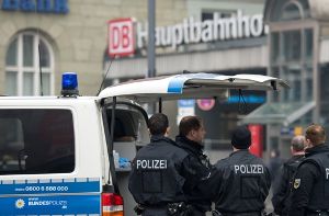 Die Polizei vor dem Münchner Hauptbahnhof Foto: dpa