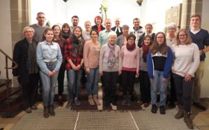 Die scheidenden und neuen Mitarbeiter der evangelischen Kirchengemeinde in Vöhringen. Foto: Vögele Foto: Schwarzwälder Bote