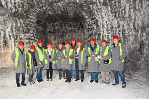 Die Teilnehmer an der Besichtigung des Salzbergwerks in Haigerloch-Stetten verbrachten vier  Stunden unter Tage.  Foto: Kulturkreis Foto: Schwarzwälder-Bote