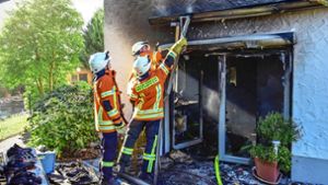 Wohnhaus steht in Flammen – keine Verletzten