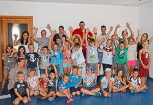 Rund 25 Kinder kamen zur Dschungelparty ins Häusle der Liebenzeller Gemeinschaft. Foto: Priestersbach Foto: Schwarzwälder Bote