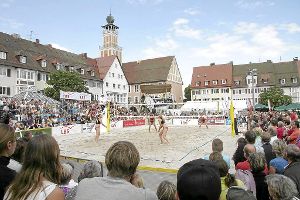 Spitzensport, Stimmung und hoffentlich Sonne: die Beachvolleyballer machen Station in Freudenstadt.  Foto: tomtexter