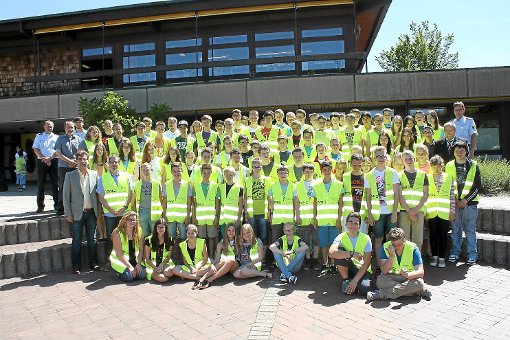 36 Jugendliche werden im kommenden Schuljahr in Altensteig als Schulbusbegleiter tätig sein. Foto: Köncke Foto: Schwarzwälder-Bote