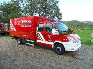 Vielseitig einsetzbar ist das neue Feuerwehrfahrzeug für Starzeln. Es kann mit verschiedenen Containern beladen werden.  Foto: Eule Foto: Schwarzwälder-Bote