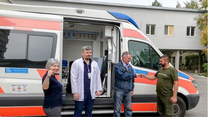 Hechinger Rettungswagen rettet Dreijährige in der Ukraine