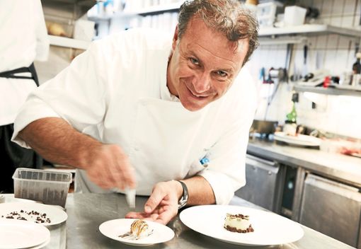 Pierre Lingelser, Chef-Patissier der Traube Tonbach seit 1996.   Foto: Traube Tonbach