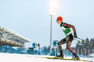Manuel Faißt landetet beim 10 Kilometer-Rennen der Nordischen Kombinierer in Lahti auf Platz 17. Foto: Eibner