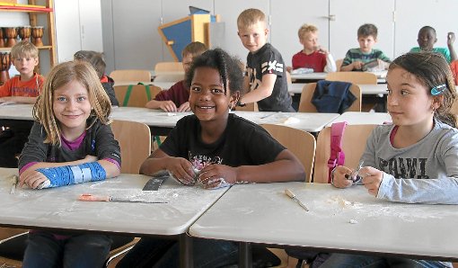 Hat Spaß gemacht: Rund 80 Kinder nahmen am Osterferien-Projekt des Kinder- und Jugendbüros teil.  Foto: Wahl Foto: Schwarzwälder-Bote