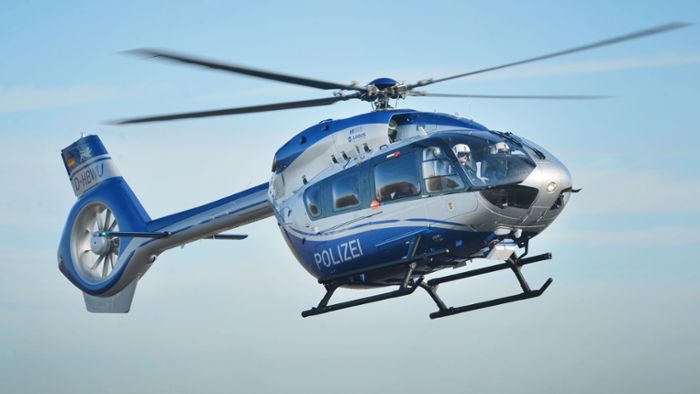 Polizei sucht mit Hubschrauber nach vermisster Person