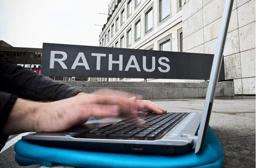 Im Juni soll es losgehen: Freier Zugang zum Internet an ausgewählten Punkten in der Stuttgarter Innenstadt Foto: Max Kovalenko