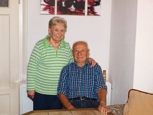 Ihre diamantene Hochzeit  in Bad Wildbad feiern Gitta und Erich Weber.  Foto: Ziegelbauer Foto: Schwarzwälder Bote