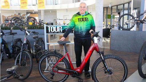 Das Fahrradgeschäft „Tour – Räder für’s Leben“ ist Martin Vetters Lebenswerk. Zum Ende des Monats hört der Fahrrad-Experte auf und gibt sein Geschäft in neue Hände. Foto: Simone Neß