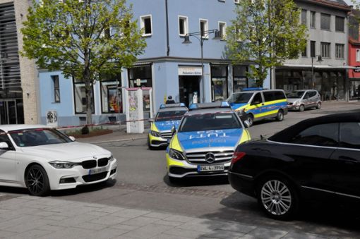 In Balingen hatte die Polizei am Donnerstag einen Tatverdächtigen festgenommen. Foto: Ungureanu
