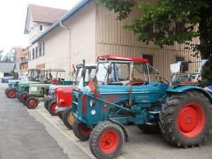 Die Traktoren waren auch ein besonderer Hingucker beim Sommerfest. Foto: Weißenmayer Foto: Schwarzwälder Bote