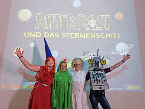 Das Musical Ritter Rost feierte zum Schuljahresende Premiere an der Realschule Meßstetten.  Foto: Strohäcker Foto: Schwarzwälder Bote