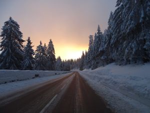Nachdem Schneebruch in den vergangenen Tagen auf der Schwarzwaldhochstaße für Chaos gesorgt hatte, sind die meisten Straßen im Nationalpark wieder befahrbar.  Foto: Nationalpark/Sven Droessler