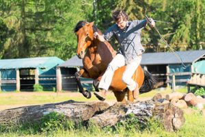 Mit 33 saß der heute 60-jährige Uwe Weinzierl das erste Mal auf einem Pferd. Heute ist er Fachmann für Natural Horsemanship, der NDR drehte eine dreiteilige Dokumentation über ihn.   Foto: Brunke