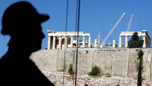 Nicht nur im Tourismus, auch in der Bauwirtschaft werden in Griechenland Arbeitskräfte gesucht. Foto: dpa/ Orestis Panagiotou