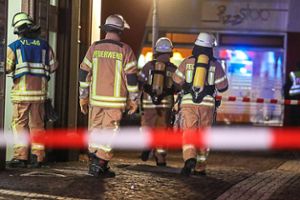 Wegen eines Gasalarms in der Villinger Paradiesgasse   ist  die Feuerwehr am   Samstagabend ausgerückt. Die Einsatzkräfte konnten allerdings schnell Entwarnung geben. Foto: Eich