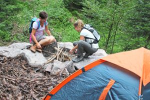 Vom 1. Mai bis 31. Oktober können  naturverbundene Wanderer  wieder in insgesamt sechs Trekking-Camps im Schwarzwald übernachten.  Foto: Denker Foto: Schwarzwälder Bote