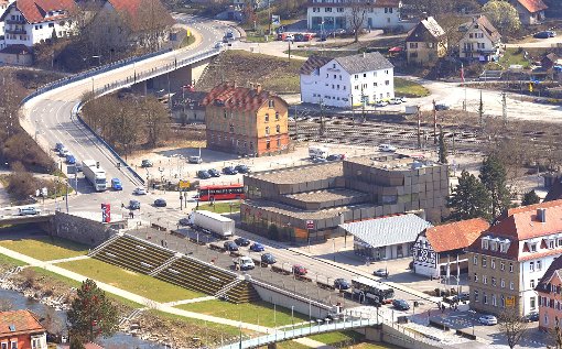 Blick auf das ehemalige Postareal: Der Investor Sepa-Activ präsentiert der Öffentlichkeit  am 4. Februar seine Planungen für die Neckargalerie. Foto: Archiv-Foto: Hopp