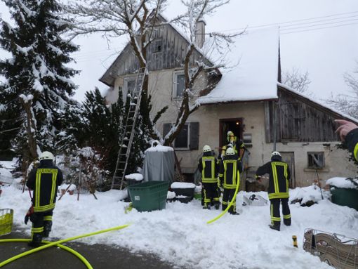 Bei einem Schwelbrand in einem Einfamilienhaus in Epfendorf-Harthausen (Kreis Rottweil) ist ein 78-Jähriger ums Leben gekommen. Foto: Danner