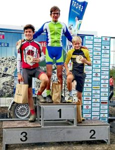 Luca Stepins landete nicht nur in Gomaringen auf Rang zwei, sondern auch in der Gesamtwertung des diesjährigen Alb-Gold Junior Cups.  Foto: Mast-Sindlinger Foto: Schwarzwälder Bote