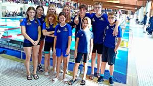 Glonki-Gilde, schnelle Zeiten und Betreuung der Schwimm-Youngster