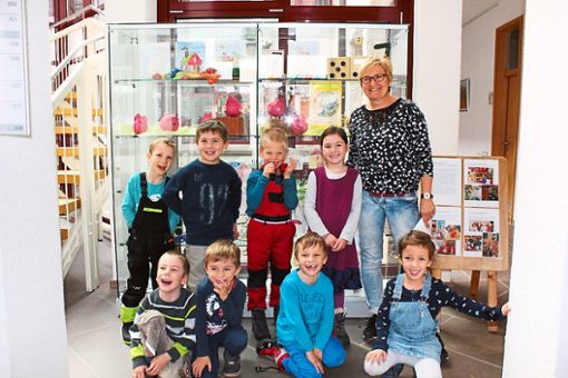 Der Kindergarten Bondelbach lädt zu seiner Ausstellung im Rathaus ein. Foto: Kindergarten Foto: Schwarzwälder Bote
