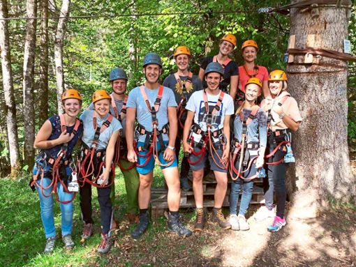 Zehn Jahrgänger aus Aichhalden und Rötenberg haben ihren 30. Geburtstag mit einem Erlebniswochenende in Österreich gefeiert.  Foto: Jahrgänger Foto: Schwarzwälder Bote