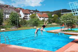 Die Stadt Vöhrenbach investiert in die Verbesserung des Freibades.  Foto: Heimpel Foto: Schwarzwälder-Bote