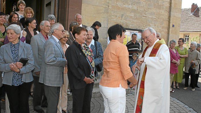 Pfarrer Steinger feiert seinen Ehrentag