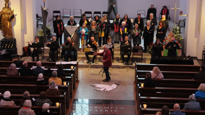 Gebete und Musik für den Frieden in der St.-Maria-Kirche