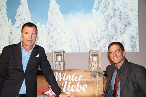 Beim Neujahrsempfang stellte Geschäftsführer Thorsten Rudolph von der  Hochschwarzwald Tourismus GmbH die Arbeit und  Ideen vor.  Foto: Kerdraon Foto: Schwarzwälder Bote