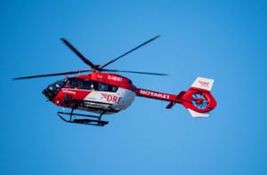 Ein Rettungshelikopter wurde angefordert. Symbolbild.  Foto: Heidepriem