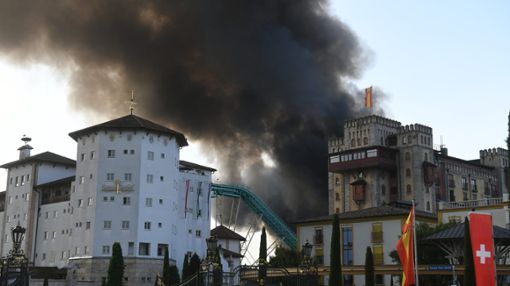 Im Europa-Park ist ein Feuer ausgebrochen. Foto: Künstle