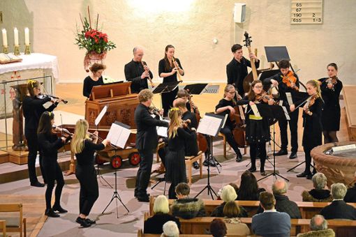 Die jungen Musiker des Landesjugendbarockorchesters begeisterten mit ihrem Barockkonzert.  Foto: Lorek Foto: Schwarzwälder Bote