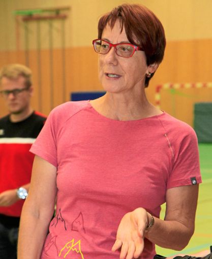 TSV-Abteilungsleiterin Adelheid Oppelt gibt sich optimistisch. Foto: Kraushaar Foto: Schwarzwälder Bote