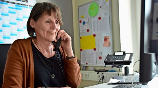Petra Fränzen berät mit ihrem 34-köpfigen Team Frauen, die unter häuslicher Gewalt leiden. Allein im Jahr 2023 hatte sie 550 Beratungsgespräche. Foto: Piskadlo