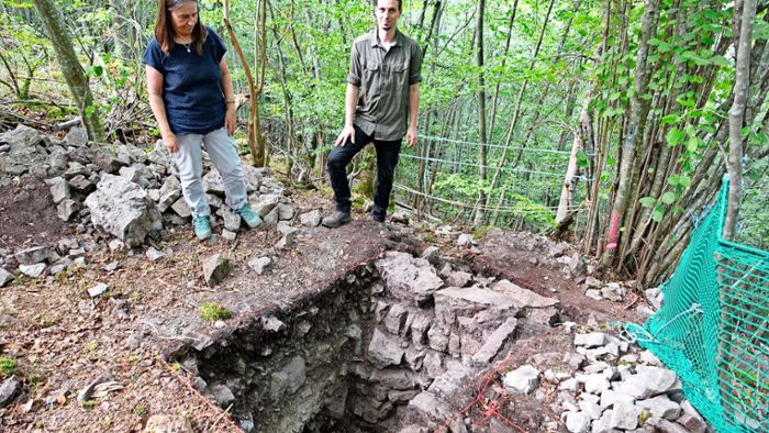 Vergessene Burganlage auf dem Schlösslesberg entdeckt